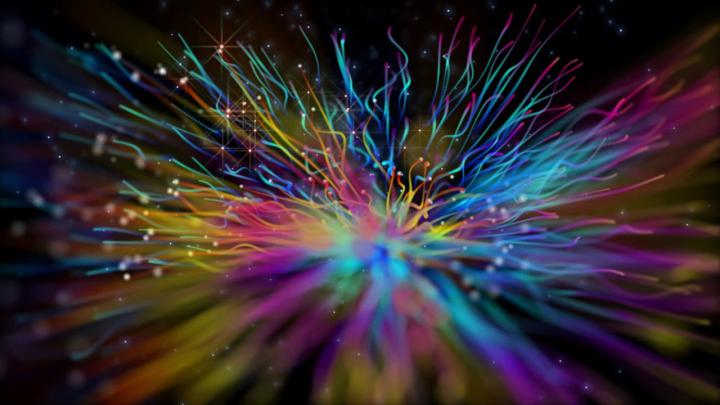 Free download 4K Spiral Flower Ribbons Colorful Moving Background Live 