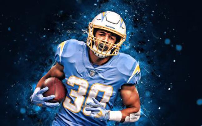 Download wallpapers Austin Ekeler, 4k, NFL, running back, Los Angeles 