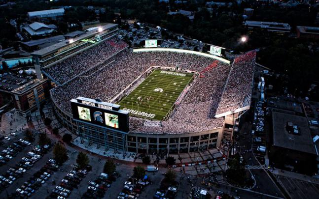 Download wallpapers Spartan Stadium, East Lansing, Michigan, Macklin 