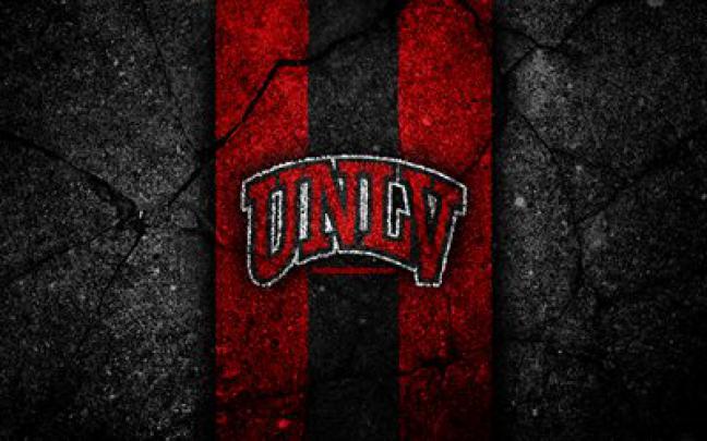 Download wallpapers UNLV Rebels, 4k, american football team, NCAA, red 