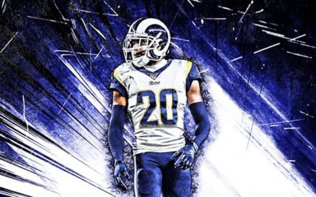 Download wallpapers 4k, Jalen Ramsey, grunge art, NFL, cornerback, Los 