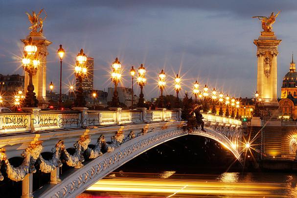 architecture, Cities, France, Light, Towers, Monuments, Night, Panorama 