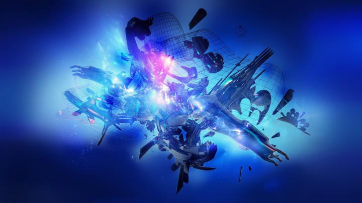 Free 3D Desktop Screensavers | HD Graphic Blue Desktop Wallpaper HD 