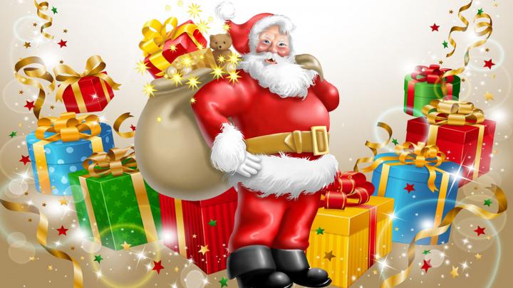 Santa Claus Desktop Wallpaper \u00b7\u2460 