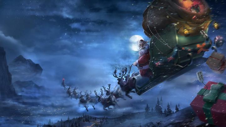 Santa Claus Desktop Wallpaper \u00b7\u2460 
