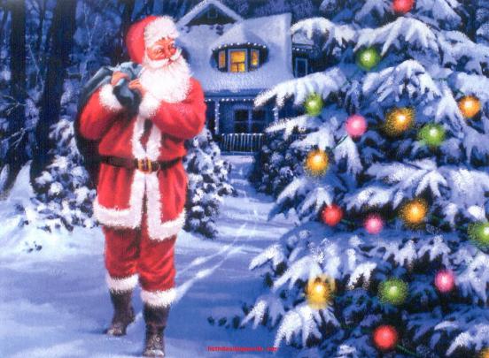 HD Wallpapers: Santa Claus Background