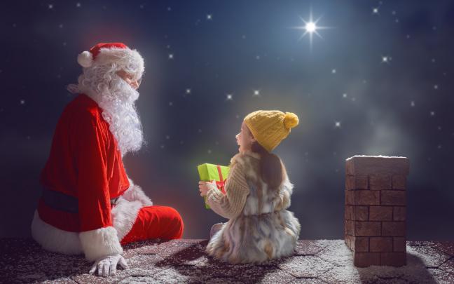 Santa Desktop Wallpaper \u00b7\u2460 