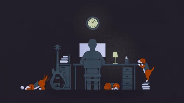 minimal, Vector, Tech, Computer, Dogs, Humor, Funny, Cartoon Wallpapers 