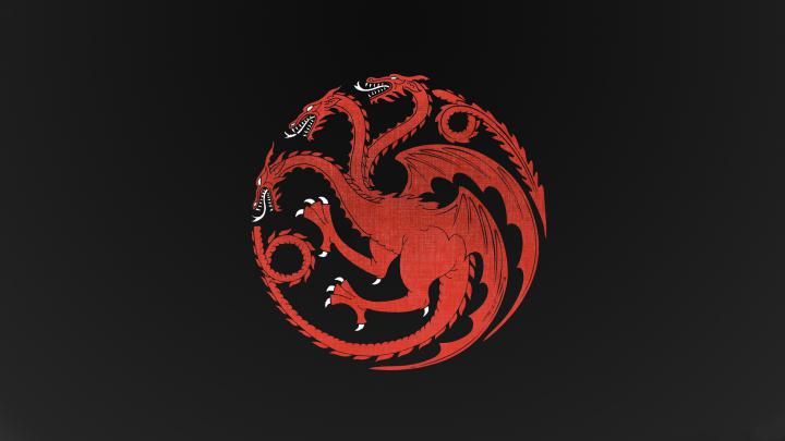 House Targaryen Dragon Game Of Thrones Dragon Minimalism, HD Artist, 4k 