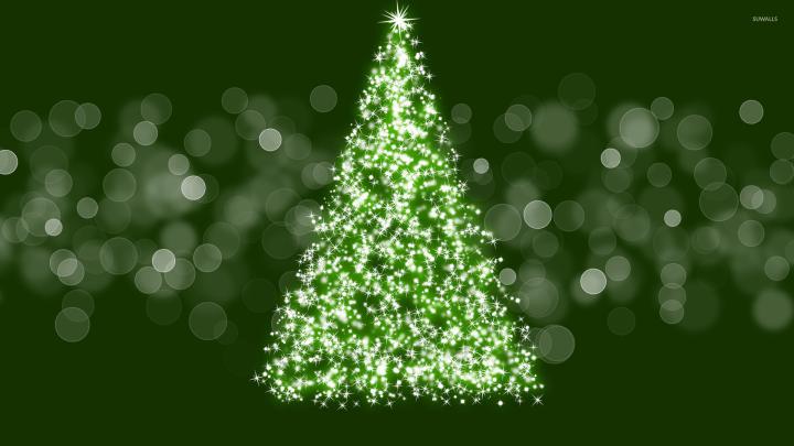 Sparkling Christmas tree [2] wallpaper - Holiday wallpapers - #25827