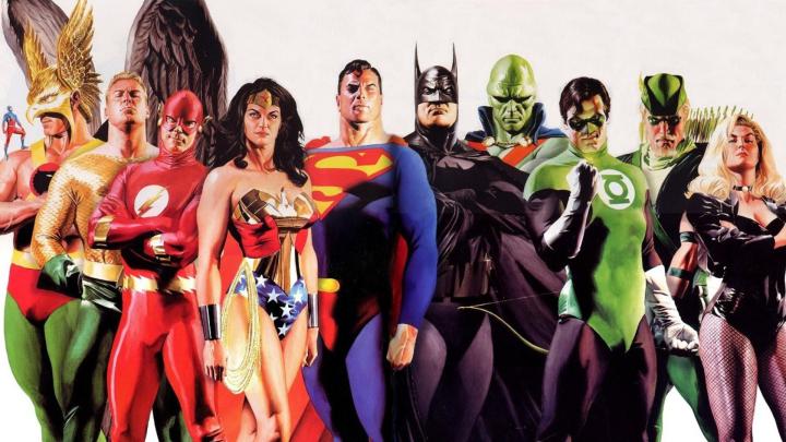 Wallpaper : 1920x1080 px, Alex Ross, Aquaman, Batman, comics, DC Comics 