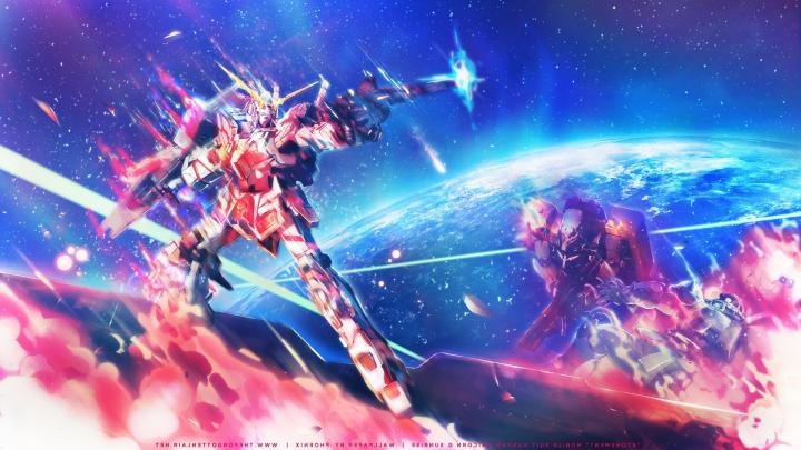 Burning Gundam Wallpaper \u00b7\u2460 