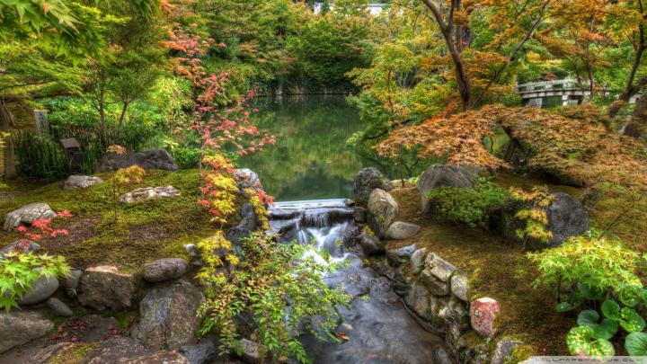 Japanese Garden Desktop Wallpaper \u00b7\u2460 