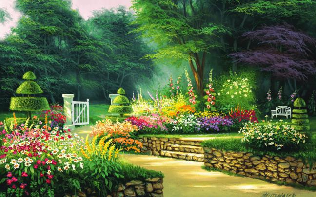 HD Garden Backgrounds