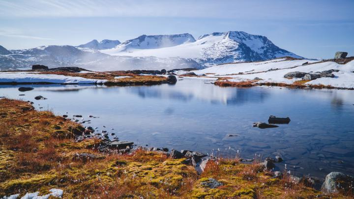 Best HD Wallpapers: Mountains, snow, water, nature, Norway(3840x2160 