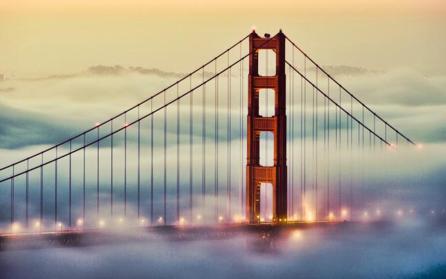 fog bridges golden gate bridge 2560x1600 wallpaper High Quality 