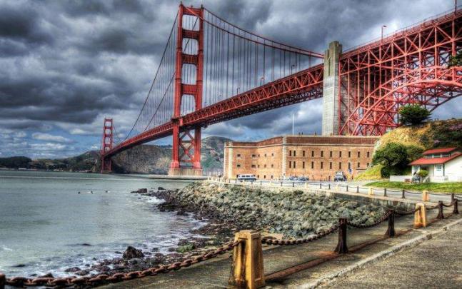 HDR, Bridge, River, Building, Golden Gate Bridge Wallpapers HD 