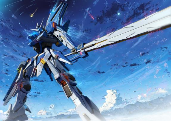 gundam \u2013 Nature Sky HD Desktop Wallpaper