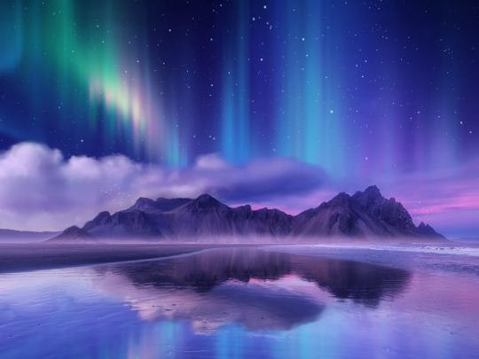 1024x768 Aurora Borealis Digital Art 1024x768 Resolution Wallpaper, HD 