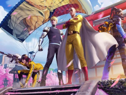 1024x768 Garena Free Fire x One Punch Man 1024x768 Resolution Wallpaper 