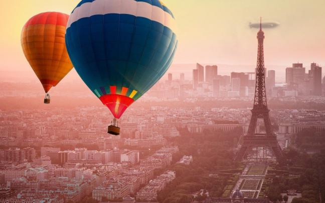 Paris, Hot air balloons Wallpapers HD \/ Desktop and Mobile Backgrounds