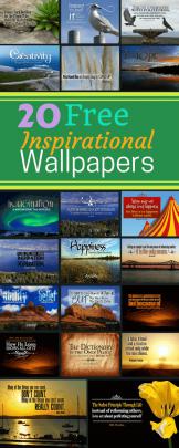 Inspiration Splash: Download 20 More Free Inspirational Desktop Wallpapers
