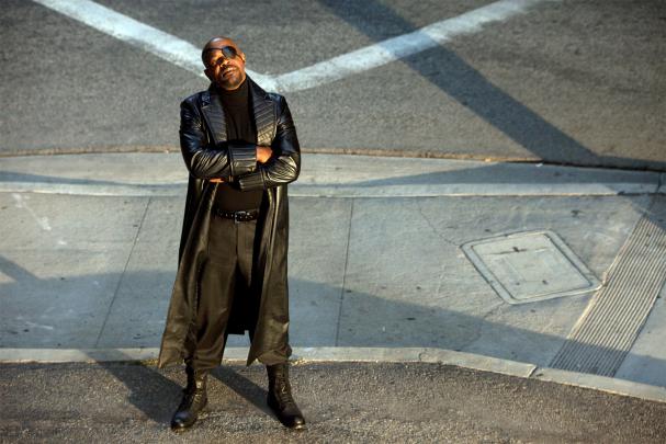 Samuel L. Jackson In Iron Man 2 Desktop Wallpaper