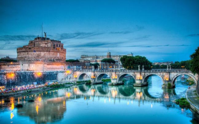 Bridge in Rome City of Italy Country Wallpaper | HD Wallpapers