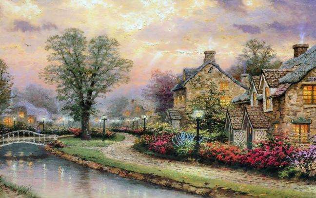 Free download Hd Wallpapers Thomas Kinkade Disney 1920 X 1200 945 Kb 