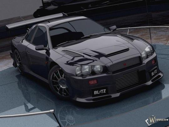 Free download Nissan Skyline GTR Backfire Flame wallpaper 1920x1080 