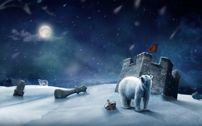Polar bears at the fort wallpaper - Fantasy wallpapers - #20561