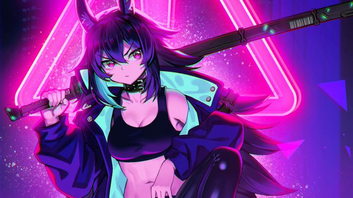 Anime Neon Wallpaper 1920X1080 \/ Neon City Wallpapers Top Free Neon 