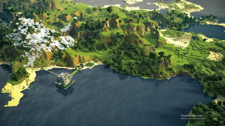 Download Minecraft pc Wallpaper full hd 1920x1080 widescreen - hd 