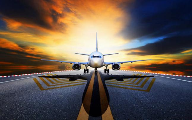 Download Runway Airplane Wallpaper 4K HD Free For Desktop Wallpaper 
