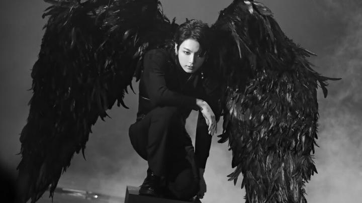 BTS, Jungkook, Black Wings, Map of the Soul 7, 4K, #6.686 Wallpaper