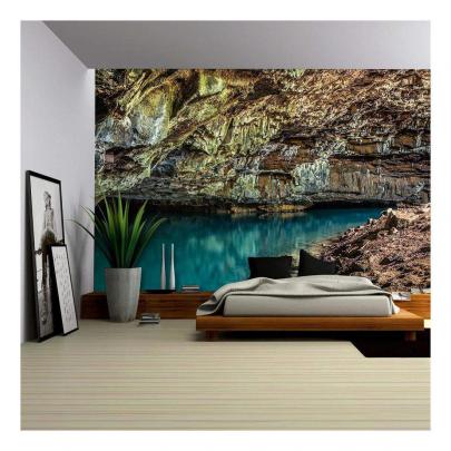 wall26 Nature Landscape in a Cave - Removable Wall Mural | Self 