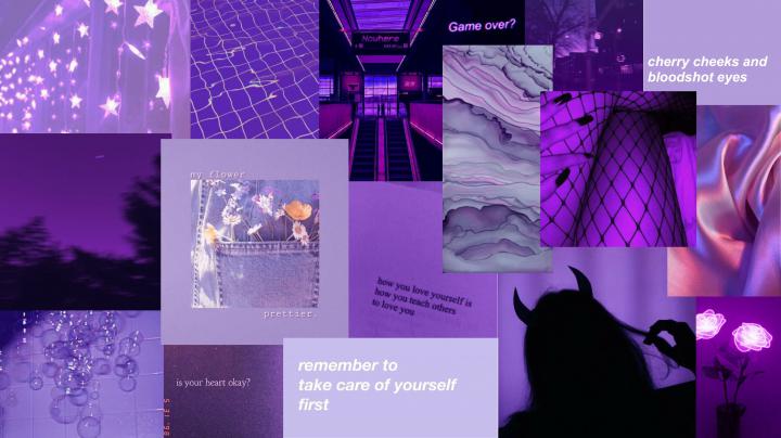 Purple Aesthetic Desktop Wallpapers