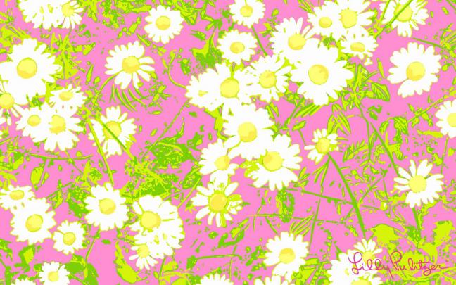 Monogram Lilly Pulitzer Desktop Wallpaper -