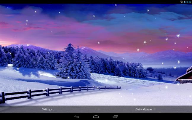 [50+] Live Falling Snow Desktop Wallpaper 