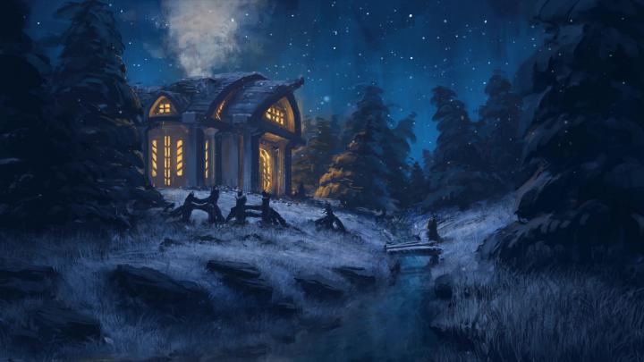 Winter Night Live Wallpaper - MoeWalls