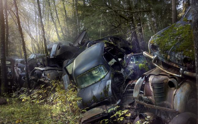 HD desktop wallpaper of machines, desktop wallpaper of scrap, wood 