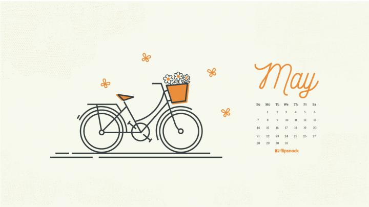 Freebie: May 2017 wallpaper calendar