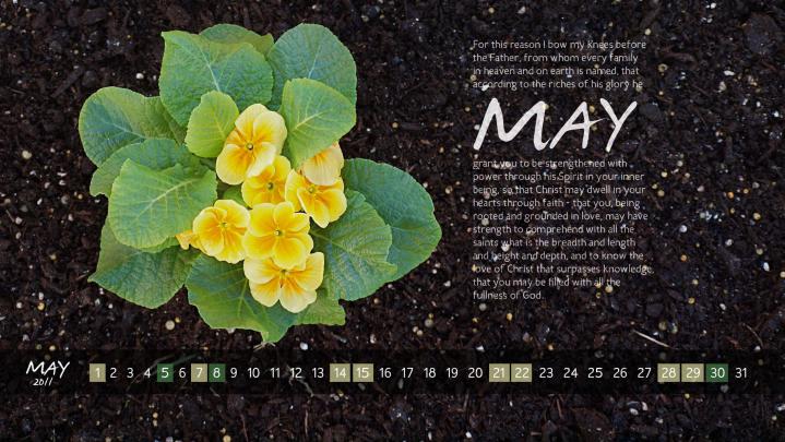 Free Desktop Wallpaper Calendars: May 2011 | Tim Challies