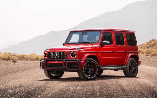 Download wallpapers 4k, Mercedes-Benz G63 AMG, 2018, luxury SUV 