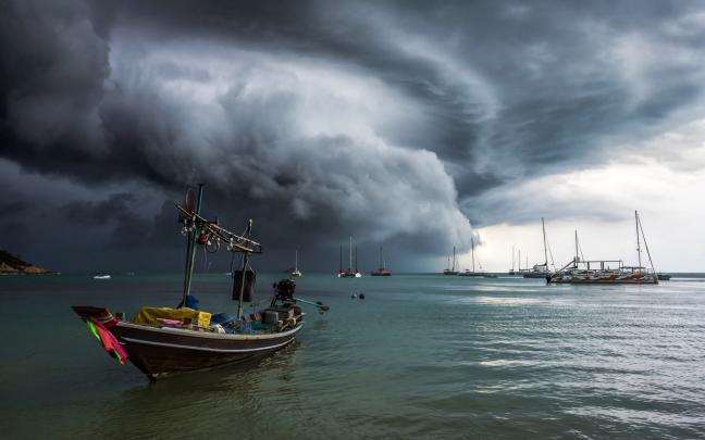 The Storm Before The Storm Monsoon Season Choeng Mon Beach, Samui 