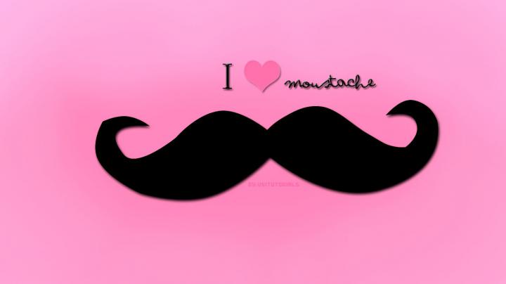 Galaxy Mustache Wallpaper -
