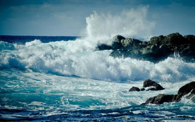 ocean wallpaper crashing waves - HD Desktop Wallpapers