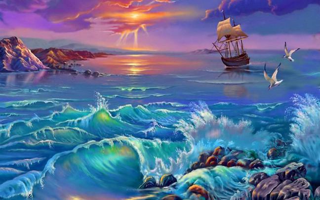 Ocean Waves Wallpaper Moving -