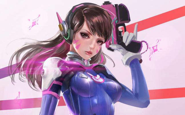 D.Va (Overwatch) wallpapers HD for desktop backgrounds