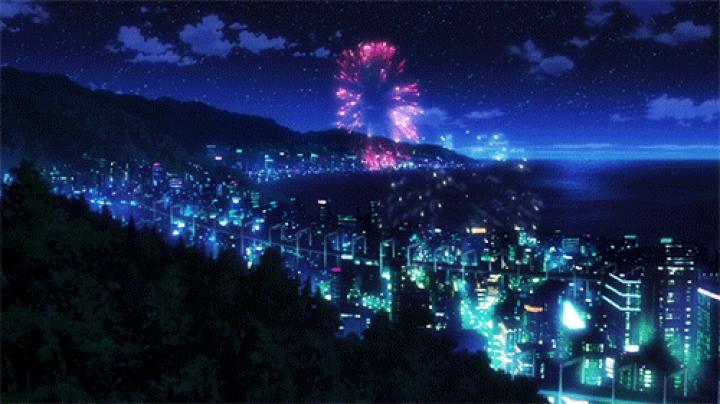 Scenery Anime Gif Wallpaper Hd : Beautiful Anime Scenery Posted By John 